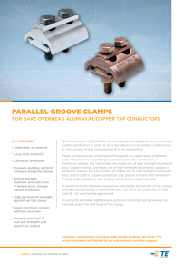 parallel groove clamps