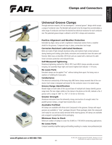 Universal Groove Clamps