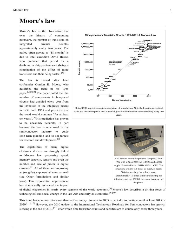 moore's law research paper