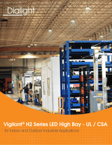 Vigilant® H2 Series LED High Bay - UL / CSA
