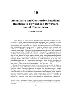 Assimilative and Contrastive Emotional Reactions to Upward and