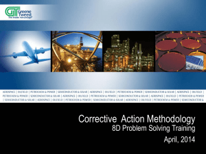 Corrective Action Methodology