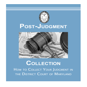 post-judgment collection