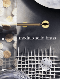 modulo solid brass