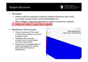 Support Structures