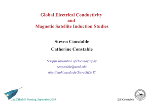 Global Electrical Conductivity and Magnetic Satellite Induction