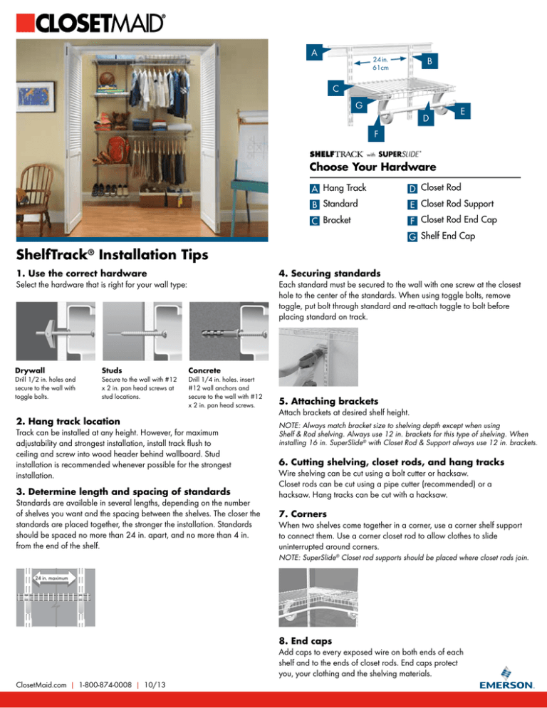 Shelftrack Installation Tips, How To Install Wire Shelving Support Brackets