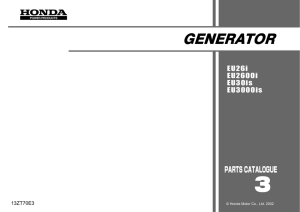 GENERATOR - Honda Power Products Indonesia