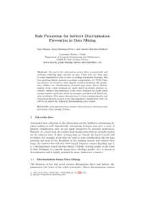 Rule Protection for Indirect Discrimination Prevention in Data