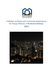 Guidelines on Design and Construction Requirements for Energy