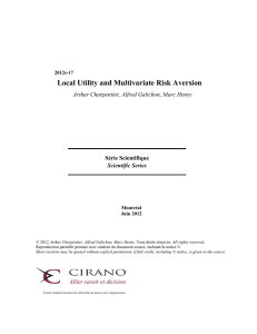 Local Utility and Multivariate Risk Aversion