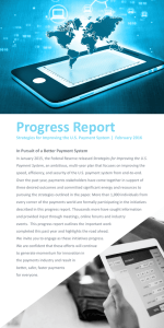 Progress Report - FedPayments Improvement