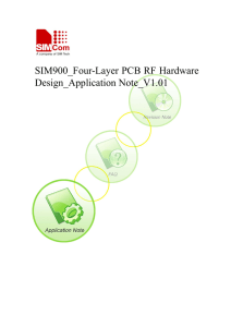 SIM900_Four-Layer PCB RF Hardware