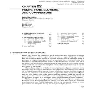 chapter 22 pumps, fans, blowers, and compressors