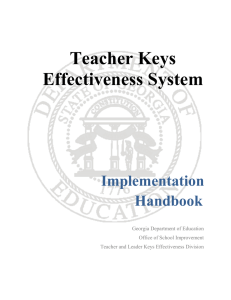 Teacher Keys Effectiveness System