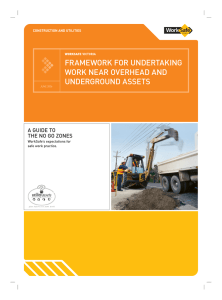 Framework for undertaking work near overhead
