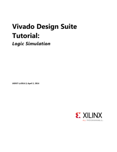 Vivado Design Suite Tutorial: Logic Simulation