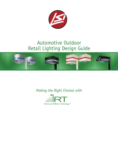 Automotive Outdoor Retail Lighting Design Guide