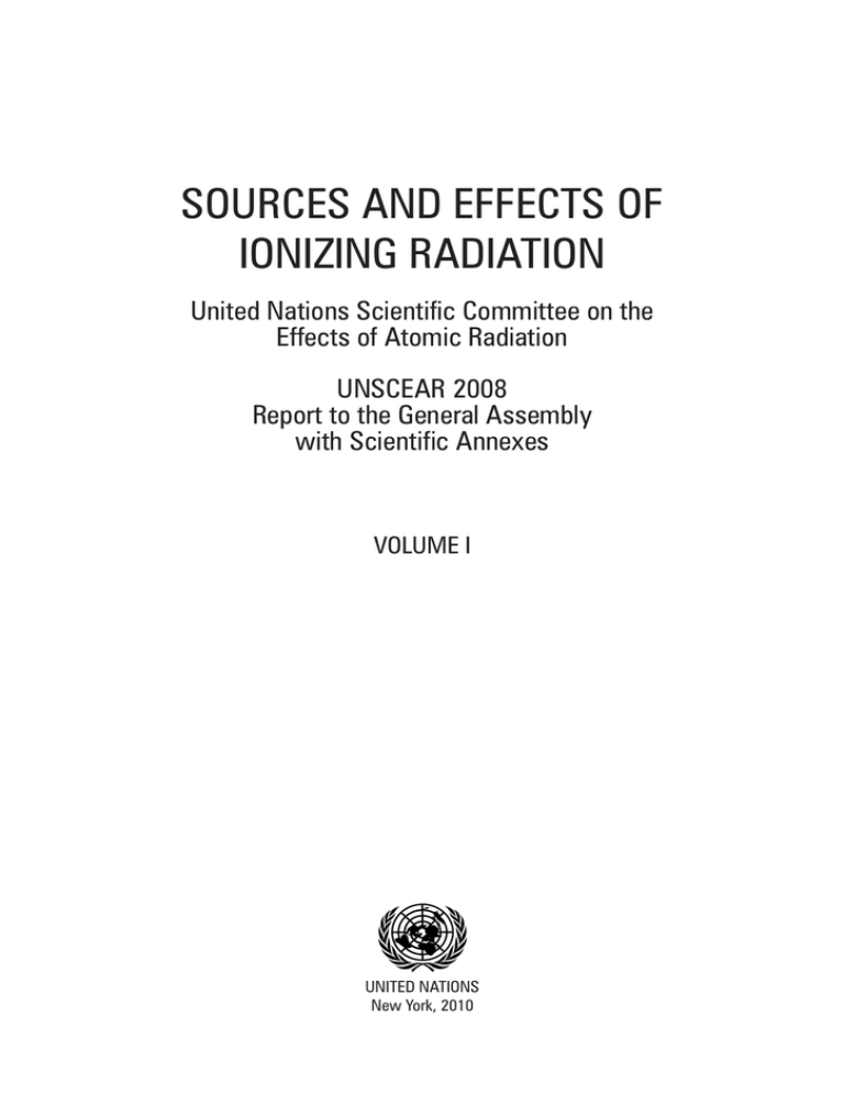 Sources And Effects Of Ionizing Radiation Unscear