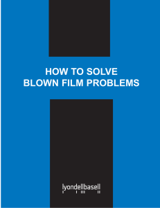 How to Solve Blown Film Problems