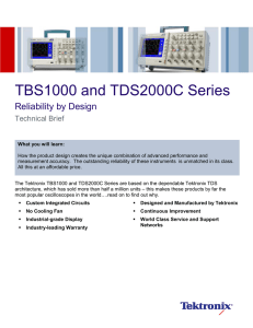 TBS1000 and TDS2000C Series