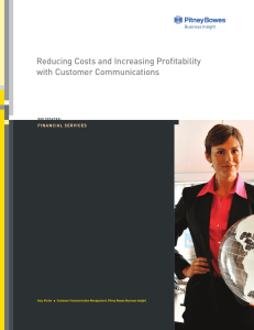 Reducing Costs and Increasing Profitability with Customer