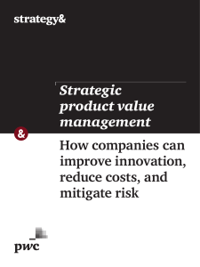 How companies can improve innovation, reduce costs, and mitigate