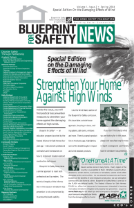 Special Edition on the Damaging Effects of Wind