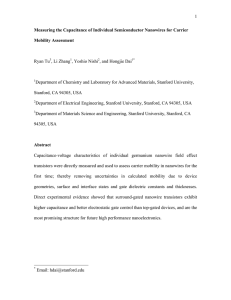 1 Measuring the Capacitance of Individual Semiconductor