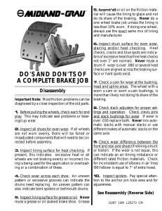 do`s and don`ts of a complete brake job