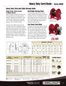Reelcraft Hose, Cord and Cable Reel Catalog