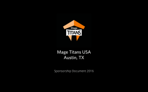 Mage Titans USA Austin, TX