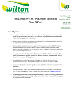 Requirements for Industrial Buildings Over 600m