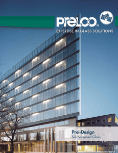 Brochure: Prel-Design Silkscreened Glass