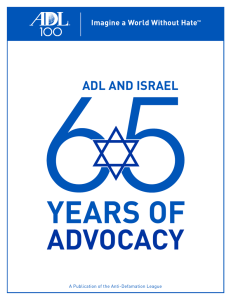 ADL and Israel - Anti