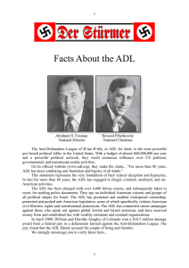 Facts About the ADL