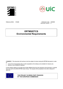 ERTMS/ETCS Environmental Requirements