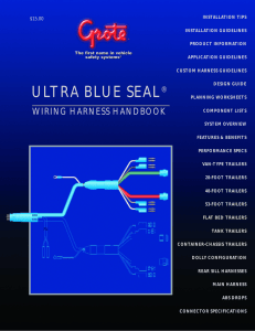 Ultra Blue Seal Wiring Harness Guide