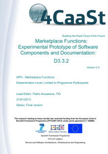 Marketplace Functions: Experimental Prototype of Software