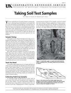 AGR-16: Taking Soil Test Samples - Bracken County