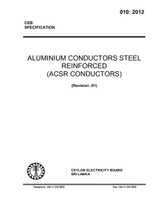 aluminium conductors steel reinforced (acsr conductors)