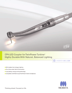 CP4 LED Coupler for TwinPower Turbine® Highly Durable With