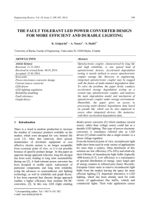 THE FAULT TOLERANT LED POWER CONVERTER DESIGN FOR