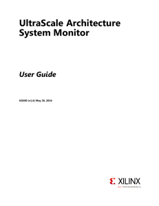UltraScale Architecture System Monitor User Guide (UG580)