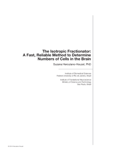 The Isotropic Fractionator: A Fast, Reliable Method to Determine