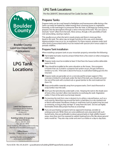 Propane Tanks - Boulder County