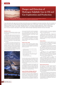 Danger and Detection of Hydrogen Sulphide Gas in Oil - Det