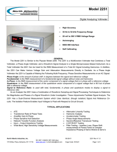 Model 2251 - MB Electronique