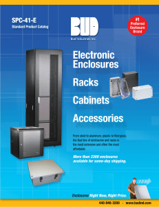 Electronic Enclosures Racks Cabinets Accessories