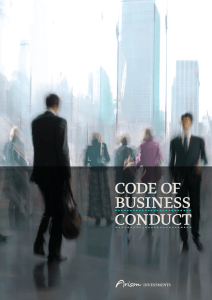 Code of Business ConduCt